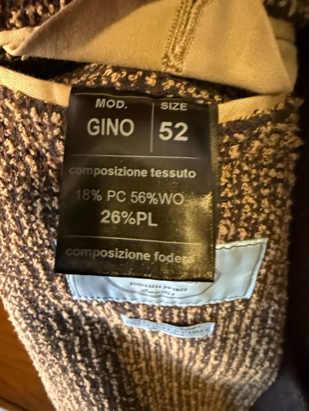 Textured Brown Blazer (42R)